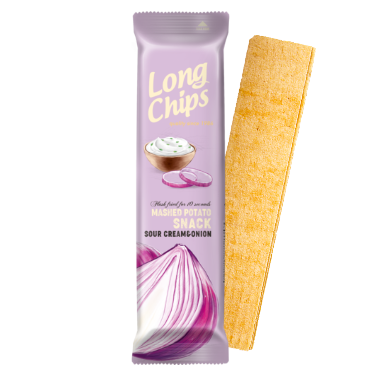 Long chips - Mashed Potato snack Sour Cream & Onion 75g x 20Pkt