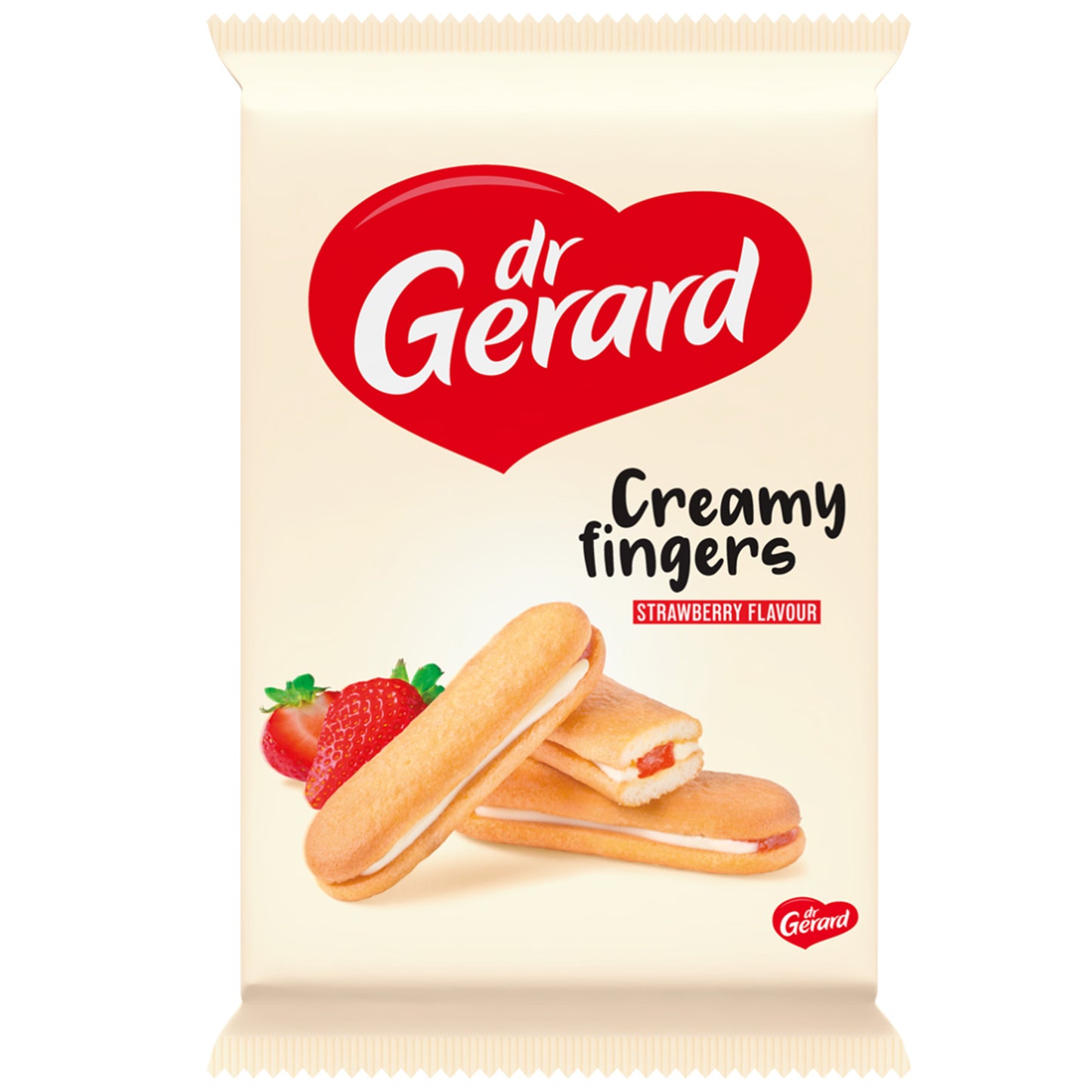 Creamy fingers strawberry flavour 170g
