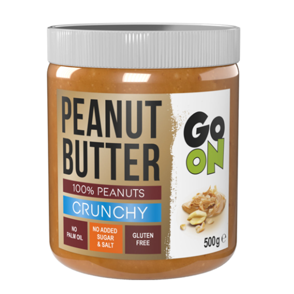 GO ON Crunchy peanut butter 500g x 6pcs