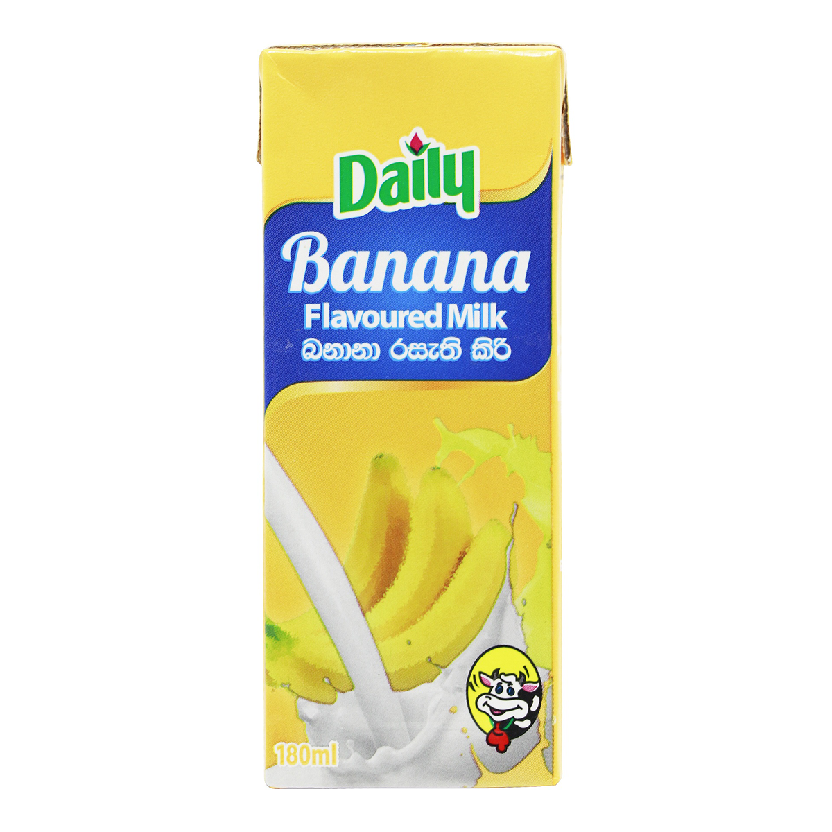 Daily banana flavored milk (180ml x case)