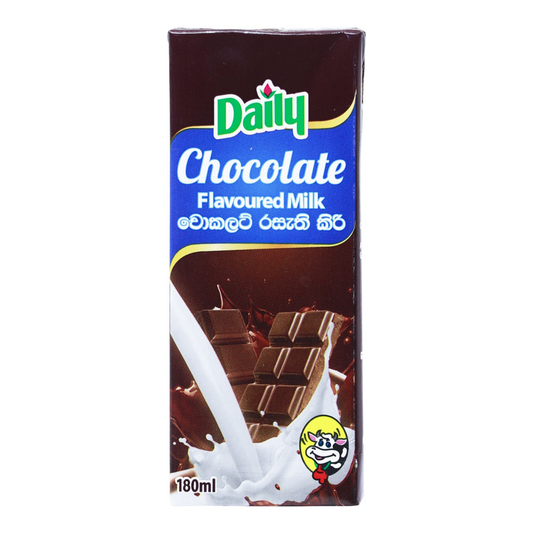 Daily chocolate flavored milk (180ml x case)