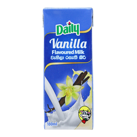 Daily vanilla flavored milk (180ml x case)