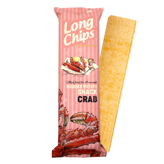 Long chips - Mashed Potato snack Crab 75g x 20Pkt