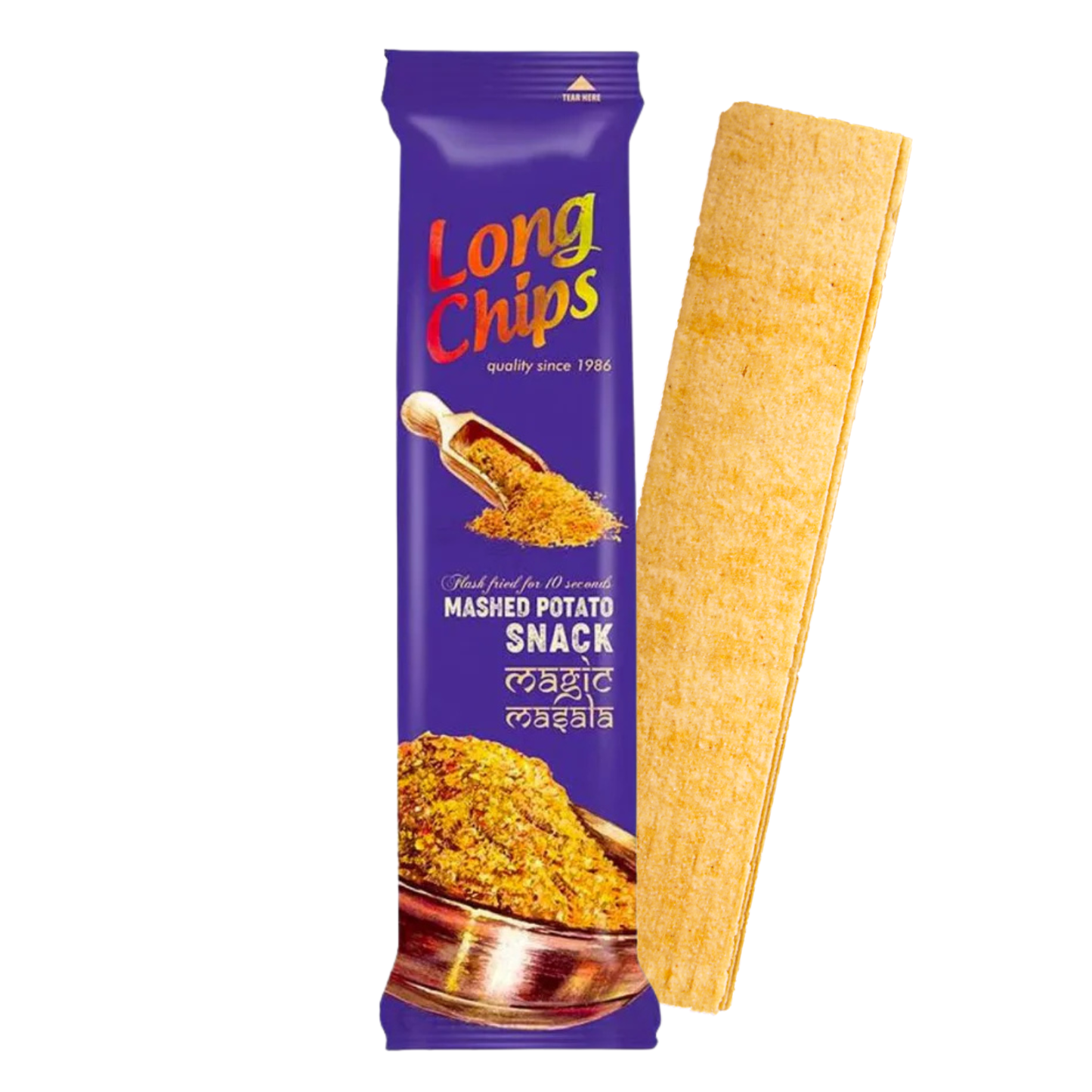 Long chips - Mashed Potato snack Magic Masala 75g x 20Pkt