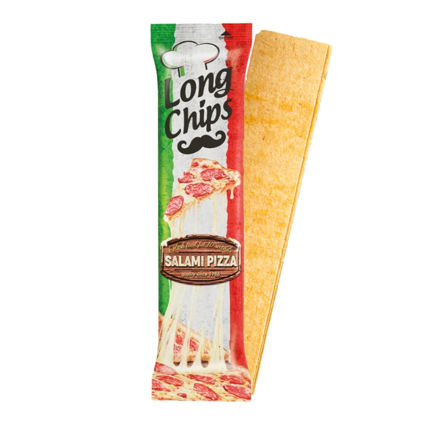 Long chips -Long Chips Salami Pizza 75g x 20Pkt